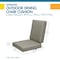 Classic Accessories Weekend 36" x 18" x 3" Dining Chair Cushions, Moon Rock CMRCH36183 - alternate 4